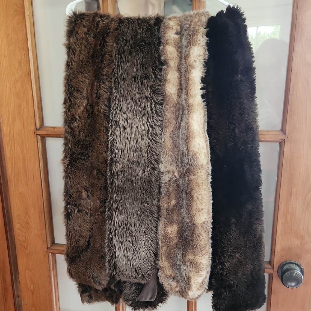 Restoration Hardware Faux Fur Scarf Collection